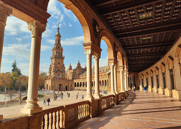 Seville-Plaza-de-Espana-Spain Seville Plaza de Espana Spain